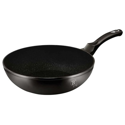 Aluminiowy Wok Z Powłoką Anty Przywierającą 28Cm Z1-B60 ze sklepu Edinos.pl w kategorii Naczynia - zdjęcie 173958848