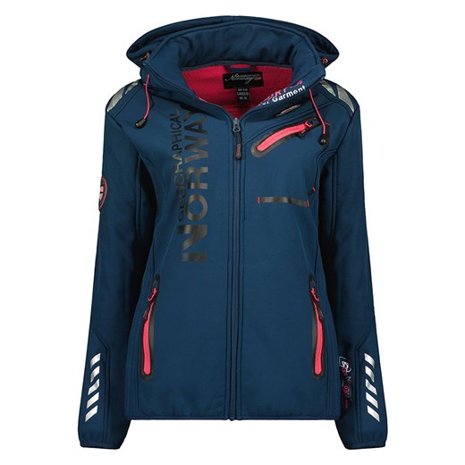 Geographical Norway Kurtka softshellowa w kolorze granatowym Geographical Norway XL promocja Limango Polska