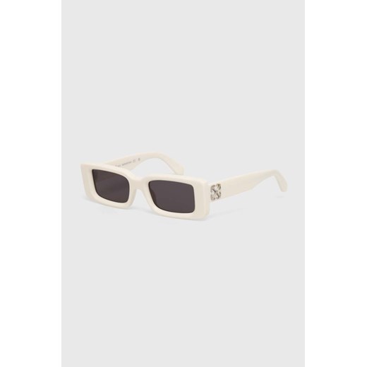 Off-White okulary przeciwsłoneczne kolor biały OERI127_500107 ze sklepu ANSWEAR.com w kategorii Okulary przeciwsłoneczne damskie - zdjęcie 173961905