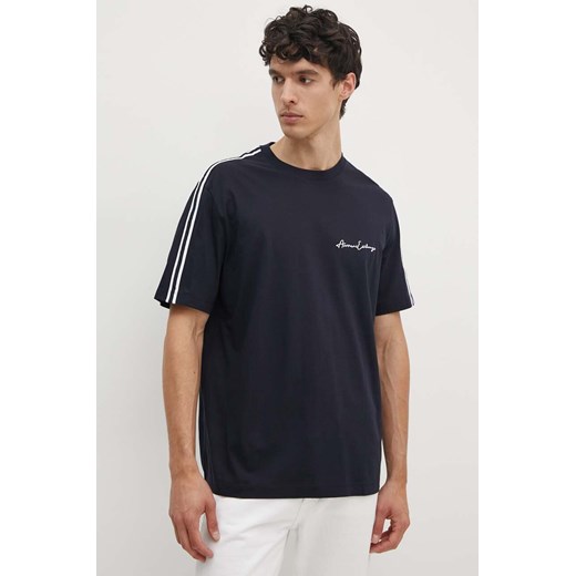 Armani Exchange t-shirt bawełniany męski kolor granatowy z aplikacją 8NZTSG ZJ9AZ ze sklepu ANSWEAR.com w kategorii T-shirty męskie - zdjęcie 173961918