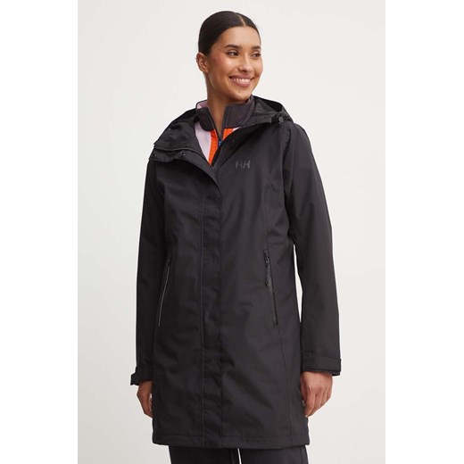 Helly Hansen kurtka damska kolor czarny przejściowa 54075 ze sklepu ANSWEAR.com w kategorii Kurtki damskie - zdjęcie 173962238