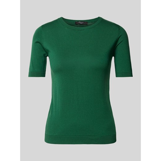 Bluzka z dzianiny z okrągłym dekoltem model ‘AGRO’ ze sklepu Peek&Cloppenburg  w kategorii Bluzki damskie - zdjęcie 173962326