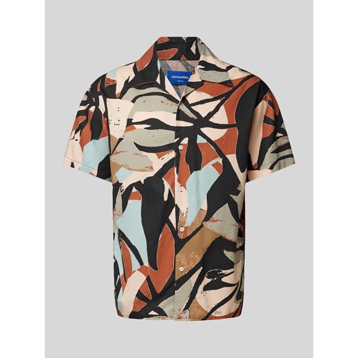 Koszula casualowa o kroju regular fit z rękawem o dł. 1/2 model ‘SEQUOIA’ ze sklepu Peek&Cloppenburg  w kategorii Koszule męskie - zdjęcie 173962387