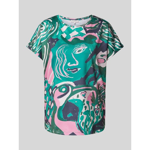 T-shirt z rozcięciami po bokach ze sklepu Peek&Cloppenburg  w kategorii Bluzki damskie - zdjęcie 173962427