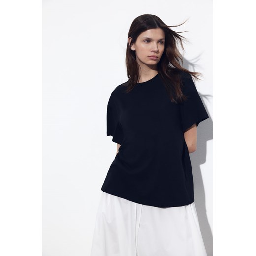 H & M - T-shirt oversize - Czarny H & M L H&M