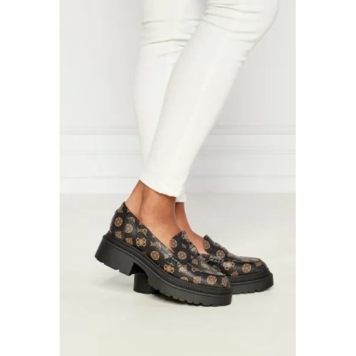 Guess Loafersy FINDA2 | z dodatkiem skóry Guess 36 Gomez Fashion Store