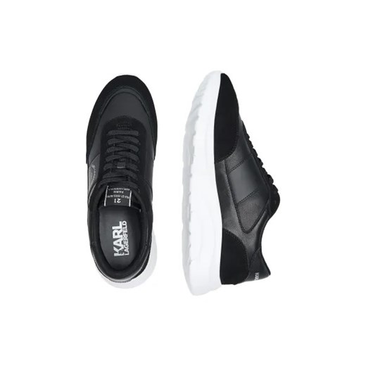 Karl Lagerfeld Skórzane sneakersy SERGER Karl Lagerfeld 44 Gomez Fashion Store