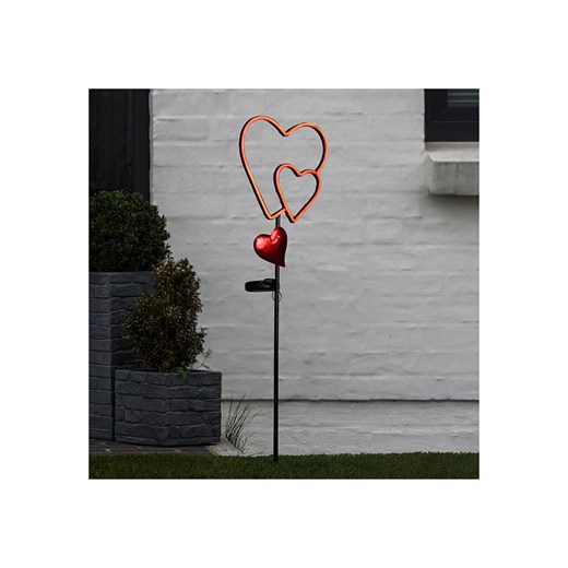 Profigarden Solarna lampa ogrodowa LED w kolorze czerwonym na trzonku - wys. 84 Profigarden onesize Limango Polska wyprzedaż