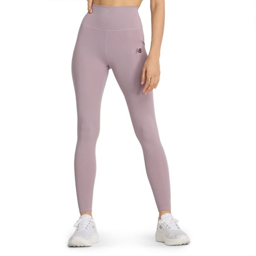 Legginsy New Balance WP41127ICW - różowe ze sklepu streetstyle24.pl w kategorii Spodnie damskie - zdjęcie 173964597