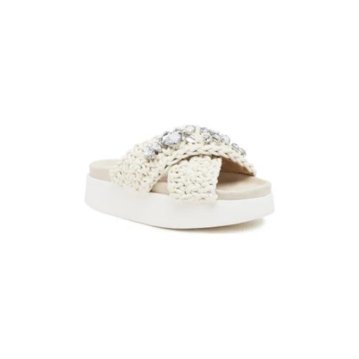 INUIKII Klapki WOVEN STONES | z dodatkiem skóry Inuikii 38 Gomez Fashion Store