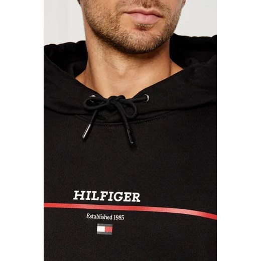 Bluza męska Tommy Hilfiger jesienna z napisami