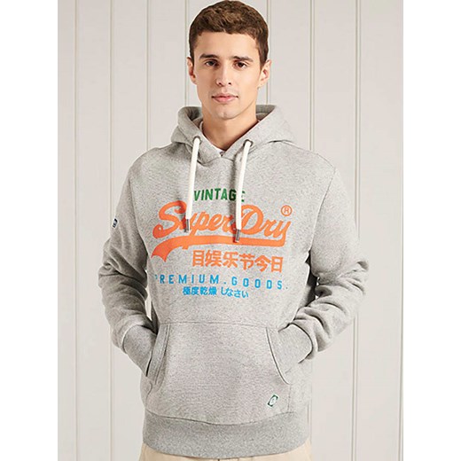 Superdry Bluza &quot;VL Tri&quot; w kolorze szarym Superdry S wyprzedaż Limango Polska