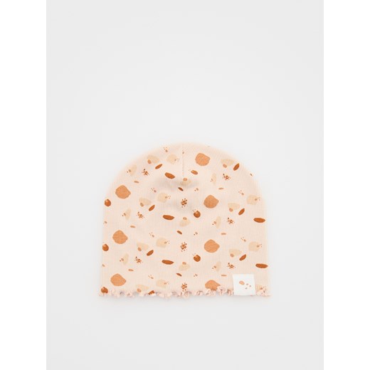 Reserved - Bawełniana czapka - złamana biel ze sklepu Reserved w kategorii Czapki dziecięce - zdjęcie 173965838