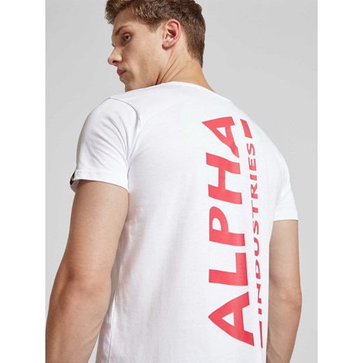 T-shirt z nadrukiem z logo Alpha Industries XXL Peek&Cloppenburg 