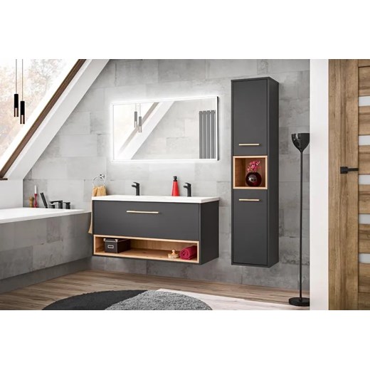 Podwieszane prostokątne lustro łazienkowe - Tauro 2S Elior One Size Edinos.pl