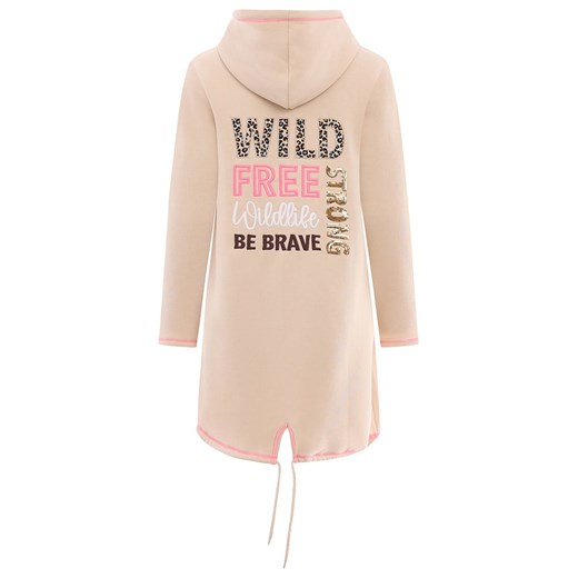 Zwillingsherz Bluza "Be Brave Everyday" w kolorze beżowym Zwillingsherz L/XL promocja Limango Polska