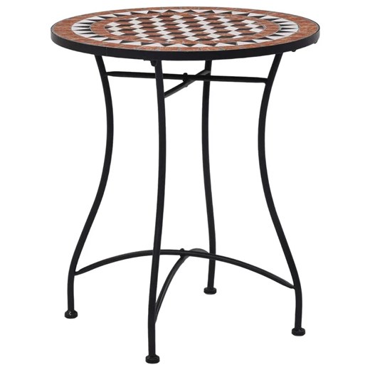 Okrągły stolik bistro z ceramicznym blatem - Ulefok 3X Elior One Size Edinos.pl