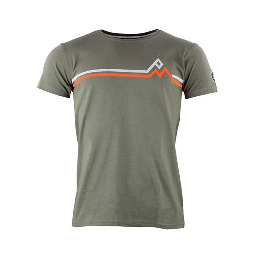 Peak Mountain Koszulka w kolorze oliwkowym ze sklepu Limango Polska w kategorii T-shirty męskie - zdjęcie 173969408