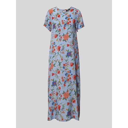 Sukienka jedwabna z okrągłym dekoltem model ‘REVERE’ ze sklepu Peek&Cloppenburg  w kategorii Sukienki - zdjęcie 173969509