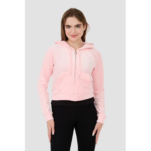 JUICY COUTURE Różowa bluza Madison Hoodie, Rozmiar L ze sklepu outfit.pl w kategorii Bluzy damskie - zdjęcie 173970246