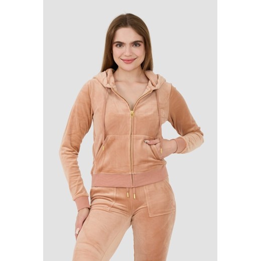 JUICY COUTURE Beżowa bluza Robertson Gold Hoodie, Rozmiar L ze sklepu outfit.pl w kategorii Bluzy damskie - zdjęcie 173970266