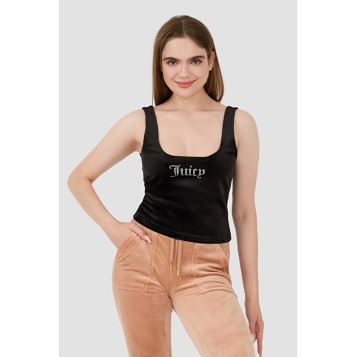 JUICY COUTURE Czarny top Bromley, Rozmiar M ze sklepu outfit.pl w kategorii Bluzki damskie - zdjęcie 173970278