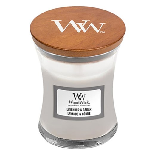WoodWick Świeca zapachowa &quot;Lavender &amp; Cedar&quot; - 85 g ze sklepu Limango Polska w kategorii Świece i dyfuzory - zdjęcie 173970818