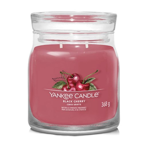 Yankee Candle Świeca zapachowa &quot;Black Cherry&quot; - 368 g ze sklepu Limango Polska w kategorii Świece i dyfuzory - zdjęcie 173971287