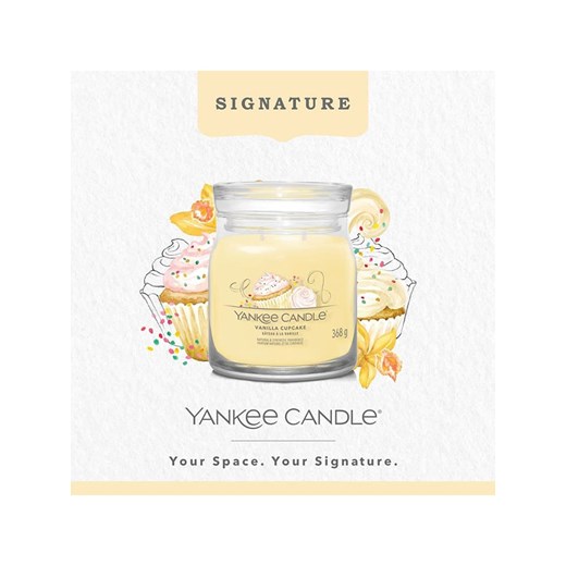 Yankee Candle Świeca zapachowa &quot;Vanilla Cupcake&quot; - 368 g Yankee Candle onesize wyprzedaż Limango Polska