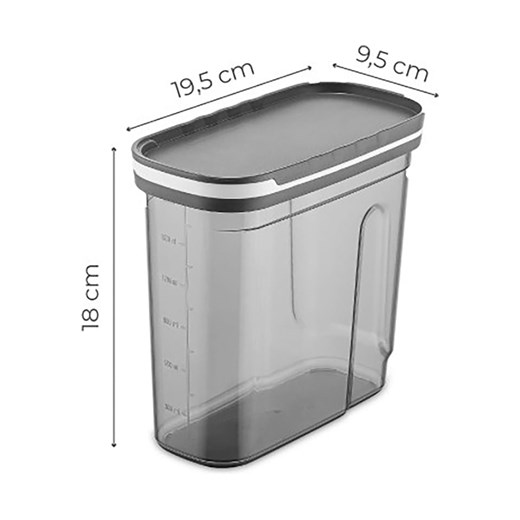 Violeta Home Pojemniki (2 szt.) w kolorze szarym - 1,25 l Violeta Home onesize Limango Polska promocja