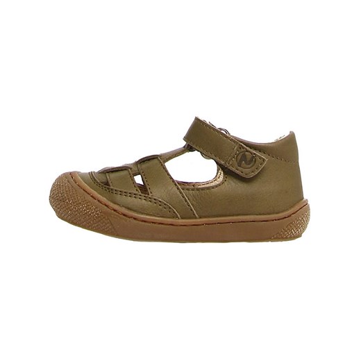 Naturino Skórzane półsandały &quot;5282 Nappa&quot; w kolorze khaki Naturino 24 promocyjna cena Limango Polska