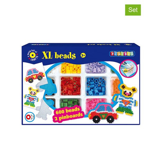 Playbox 600-częściowy zestaw koralików do prasowanek - 3+ ze sklepu Limango Polska w kategorii Zabawki - zdjęcie 173972049