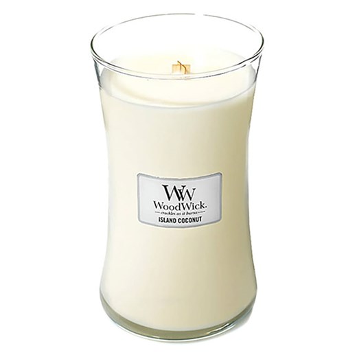 WoodWick Świeca zapachowa &quot;Island Coconut&quot; - 609,5 g ze sklepu Limango Polska w kategorii Świece i dyfuzory - zdjęcie 173972209