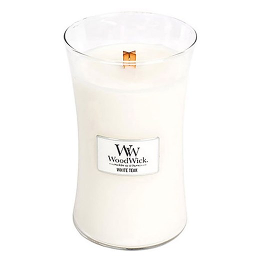 WoodWick Świeca zapachowa &quot;White Teak&quot; - 609,5 g ze sklepu Limango Polska w kategorii Świece i dyfuzory - zdjęcie 173972276
