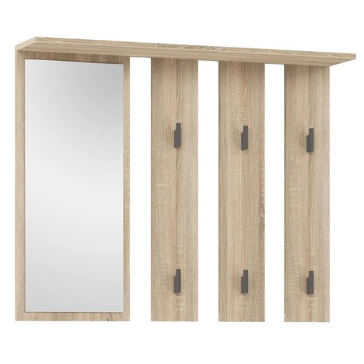 Skandynawski wieszak z lustrem - Amra Elior One Size Edinos.pl