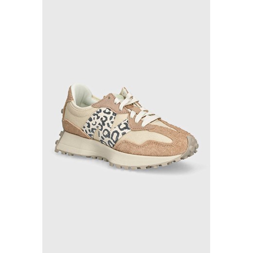 New Balance sneakersy 327 kolor beżowy WS327AQ ze sklepu ANSWEAR.com w kategorii Buty sportowe damskie - zdjęcie 173975337