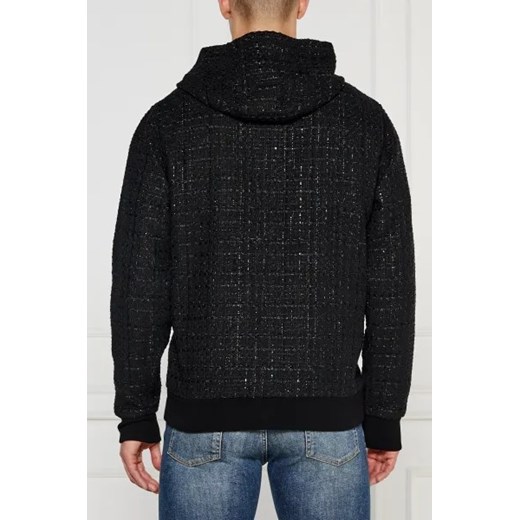Bluza męska czarna BALMAIN casual 