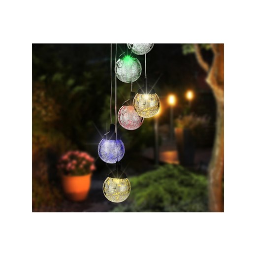 Profigarden Solarne dzwonki wiatrowe LED z funkcją zmiany kolorów - wys. 60 x Ø Profigarden onesize okazyjna cena Limango Polska