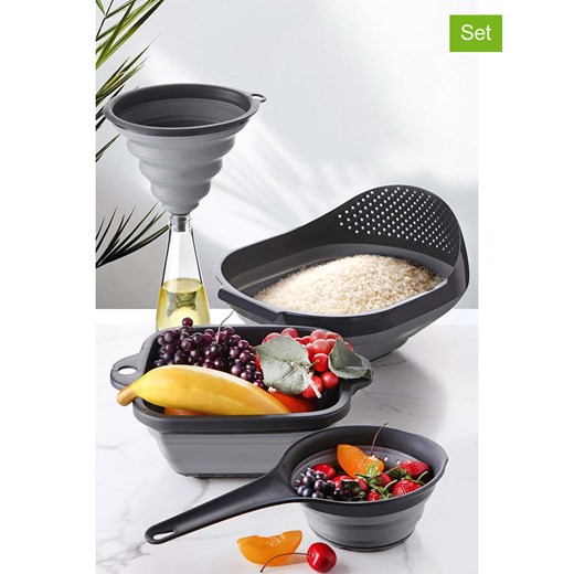 Violeta Home Sitka (4 szt.) w kolorze jasnoszarym ze sklepu Limango Polska w kategorii Akcesoria kuchenne - zdjęcie 173978926