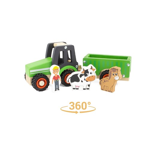 Ulysse Traktor z przyczepą - 18 m+ ze sklepu Limango Polska w kategorii Zabawki - zdjęcie 173979605