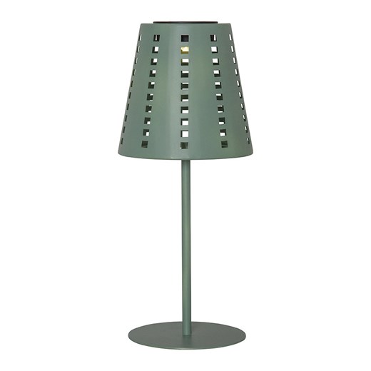 STAR Trading Solarna lampa stołowa LED &quot;Sola&quot; w kolorze zielonym - wys. 35 x Ø 15 cm ze sklepu Limango Polska w kategorii Oświetlenie ogrodowe - zdjęcie 173981308