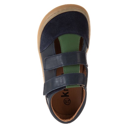 kmins Skórzane buty w kolorze granatowym do chodzenia na boso Kmins 32 Limango Polska okazja