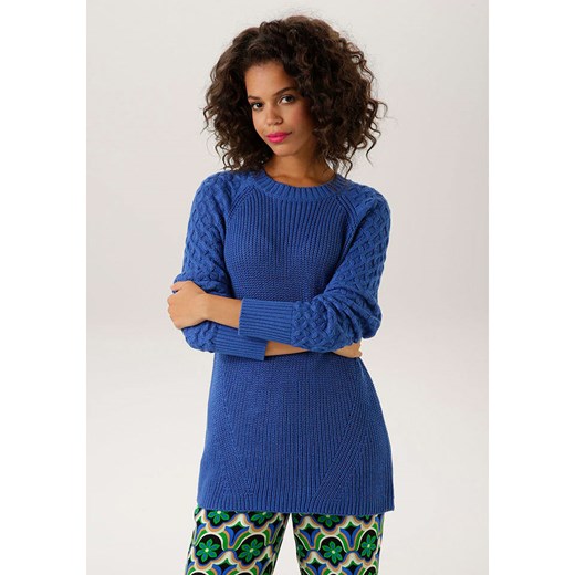Aniston Sweter w kolorze niebieskim ze sklepu Limango Polska w kategorii Swetry damskie - zdjęcie 173981645