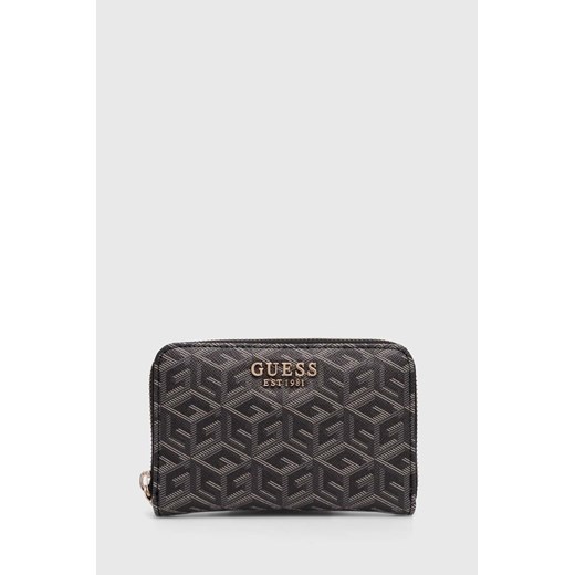 Guess portfel LAUREL damski kolor czarny SWCU85 00400 ze sklepu ANSWEAR.com w kategorii Portfele damskie - zdjęcie 173983635