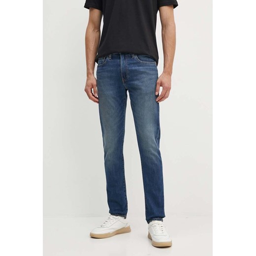 Levi&apos;s jeansy 512 SLIM męskie kolor niebieski ze sklepu ANSWEAR.com w kategorii Jeansy męskie - zdjęcie 173983877
