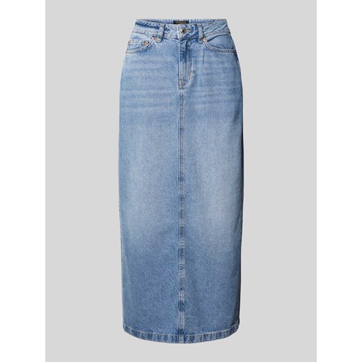 Spódnica jeansowa z 5 kieszeniami model ‘ZYA’ ze sklepu Peek&Cloppenburg  w kategorii Spódnice - zdjęcie 173984019