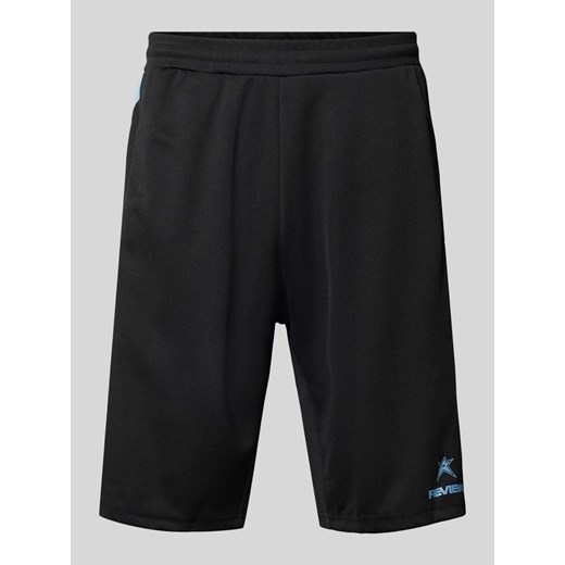 Szorty o kroju regular fit z nadrukiem z logo ze sklepu Peek&Cloppenburg  w kategorii Spodenki męskie - zdjęcie 173984346