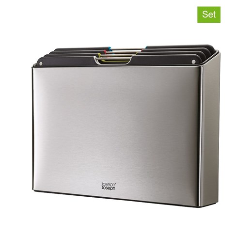 JosephJoseph 5-częściowy zestaw w kolorze srebrno-czarnym ze sklepu Limango Polska w kategorii Deski - zdjęcie 173985617