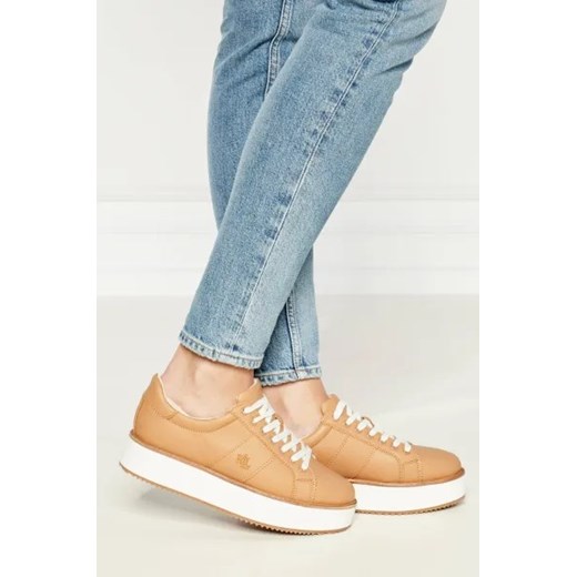LAUREN RALPH LAUREN Skórzane sneakersy AMELIA 38 Gomez Fashion Store