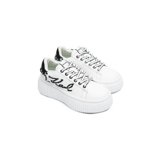 Buty sportowe damskie Karl Lagerfeld sneakersy z tworzywa sztucznego